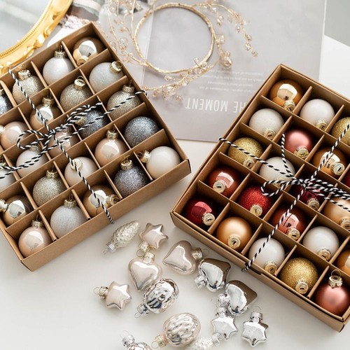 25pcs 4cm christmas ball - 25pcs, set