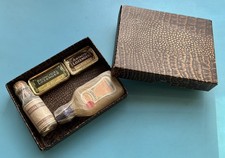 RARE c1920s PARKE, DAVIS & Co SAMPLE BOX of LOZENGES TINS and MEDICINAL BOTTLES