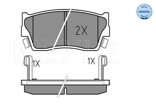 Meyle 025 215 0014 - 0014/w, pad