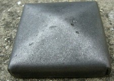 Metal Gate Post Caps 4 X 60mm x 60mm Square Mild Steel Fence Weldable Paintable