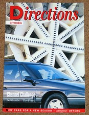 CITROEN DIRECTIONS MAGAZINE Issue 10 (1995) - XM Estate, ZX Estate, AX, Specials