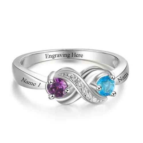 Personalized name ring - personalized,