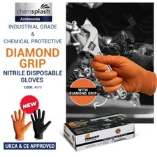 Orange Nitrile Disposable