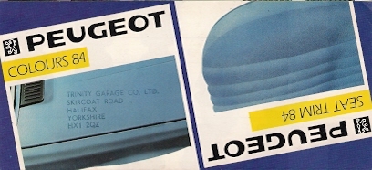 Peugeot colour trim - colour,