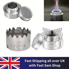 Camping Hiking Portable Alcohol Stove Ultralight Alloy Windshield Outdoor Burner