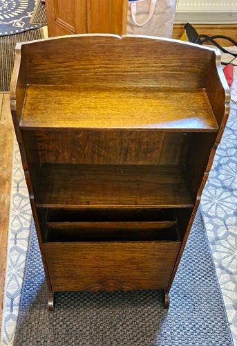 Wood freestanding magazine - wood,