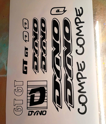 Bmx compe decal set vinyl - decal,