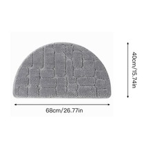 40x68cm Microfiber Semi-Circle