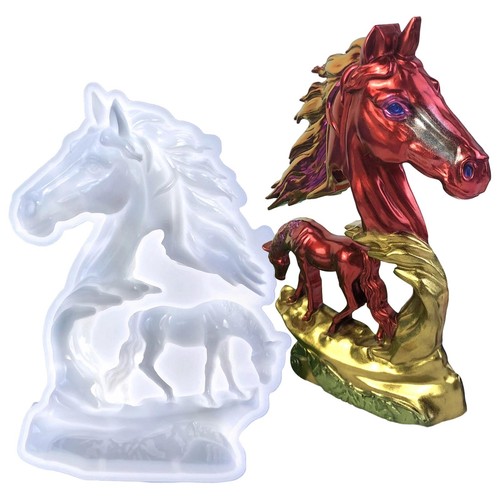 Horse resin mold - resin,