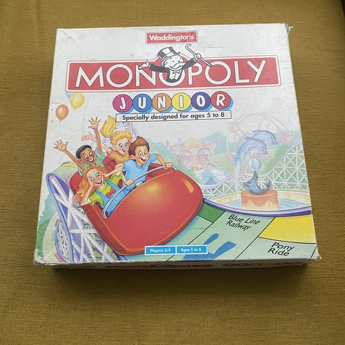 Vintage junior monopoly - monopoly, board