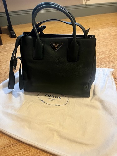 Prada pebbled leather - leather, bag