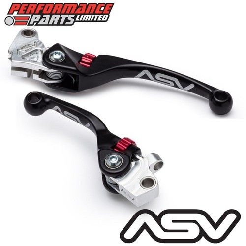 Asv black adjustable levers - asv,