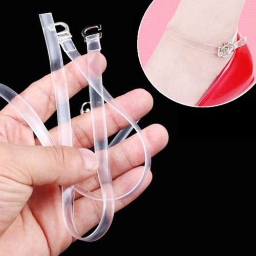 Detachable clear silicone - clear, shoe