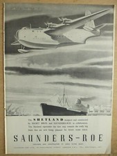 9/1945 PUB SAUNDERS-ROE SHORT