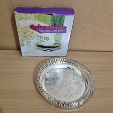Queen Anne Tarnish Resistant Silver Plated Wine/champagne Bottle Coaster England