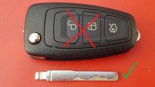 REMOTE KEY BLADE FOR FORD C-S-MAX FOCUS MONDEO RANGER TRANSIT CUT TO CODE PHOTO