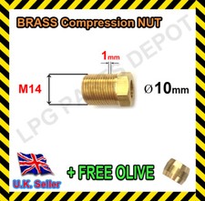 BRASS Compression Nut D10 /