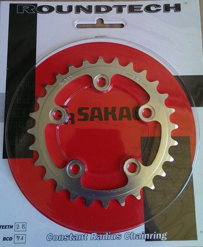 Sakae roundtech chainring 28 - chainring,,