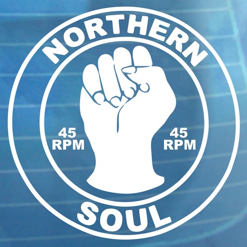 Northern soul car - car, sticker