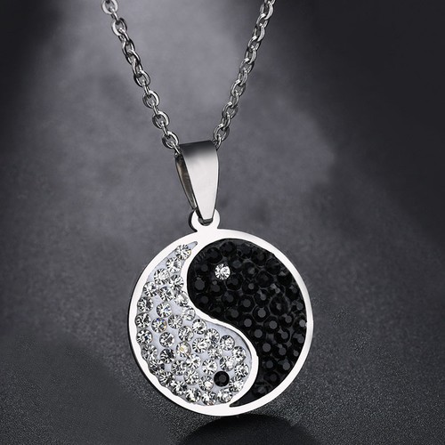 Black silver lucky steel - black, &