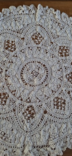 Cotton lace doilie - ,