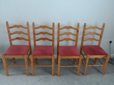 4 dining chairs.