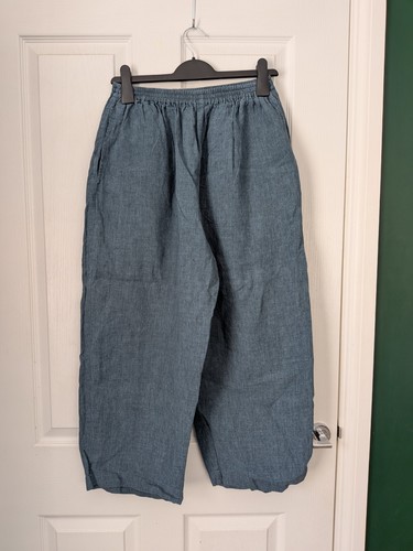Eskandar 100 linen blue - eskandar,