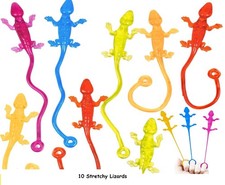Stretch lizard sticky toys