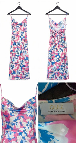 Quiz pink blue white floral - quiz,