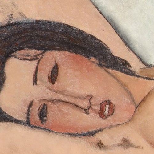 Art print modigliani reclining - modigliani,