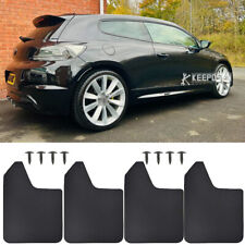 For VW Polo Scirocco Car Front Rear Mud Flaps Guards Splash Mudguards Black