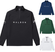 New Unisex Malbon Golf Lapel Quick Drying Polo long Sleeved T-Shirt UK