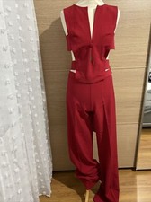 Lisa Jayne Dann Woman Red Jumpsuit Size 6