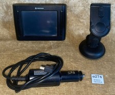 NAVMAN F37M MODEL NO N254 WITH HOLDER & LEAD UK SAT NAV GPS NAVIGATION TESTED