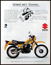 Suzuki DR 500 S, original advertising from 1981