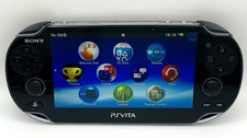 Sony PlayStation PS Vita PCH-1103 Black Handheld console WITH CHARGING CABLE