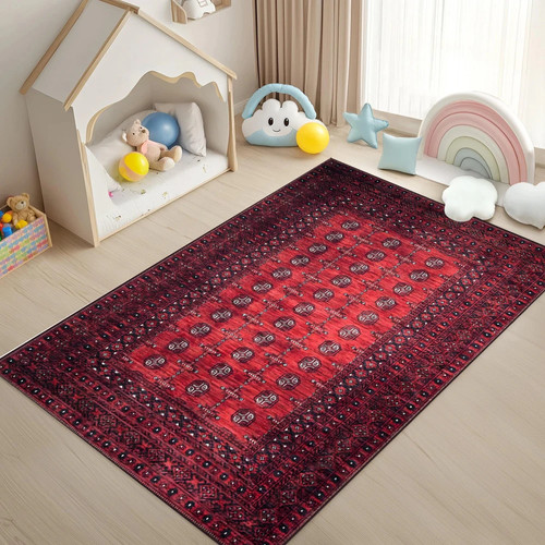 Burgundy vintage geometric - burgundy,