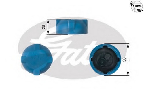 Gates radiator cap rc203 - -,