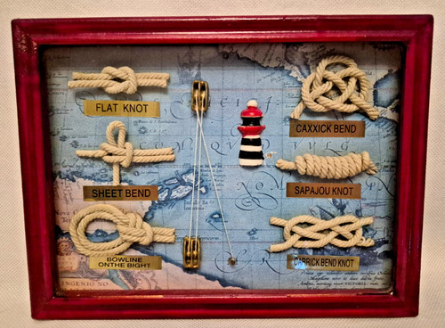 Nautical framed sailing sailor - framed,