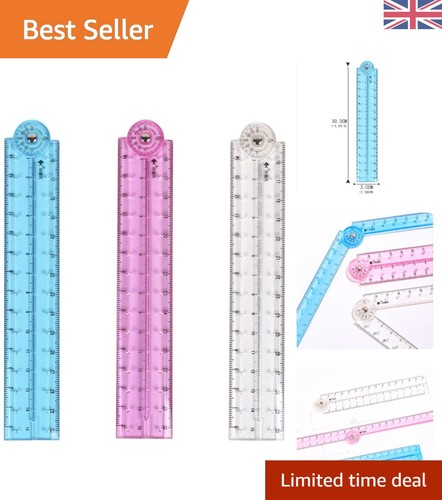 3pcs clear foldable measuring - 3pcs,