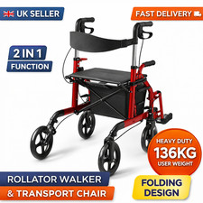 2in1 Rollator Walker Transport