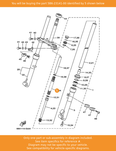 Yamaha spring front fork - spring,,