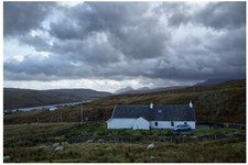 The old schoolhouse, Carbost, Isle of Skye, Scotland, UK  - 18" x 12" PRINT