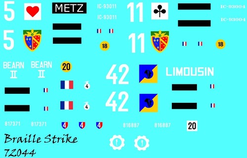 Braille strike decals m24 - braille,
