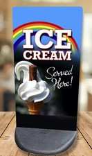 Ice Cream Whippy a Board Pavement Sign Outdoor