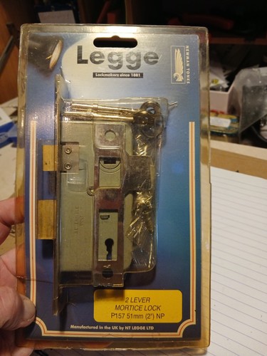 Mortice lock two lever - .,