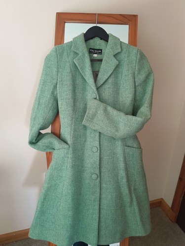 Eliz scott harris tweed coat - harris,