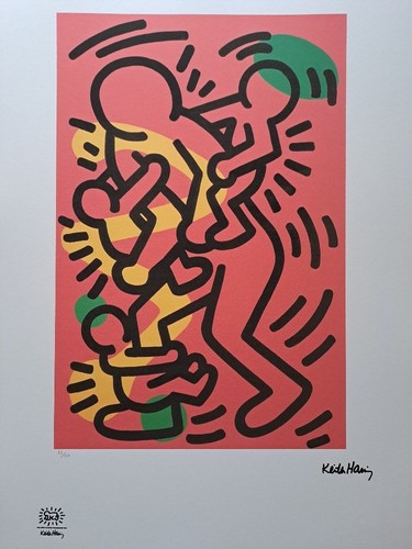 Keith haring signed - signed, babies