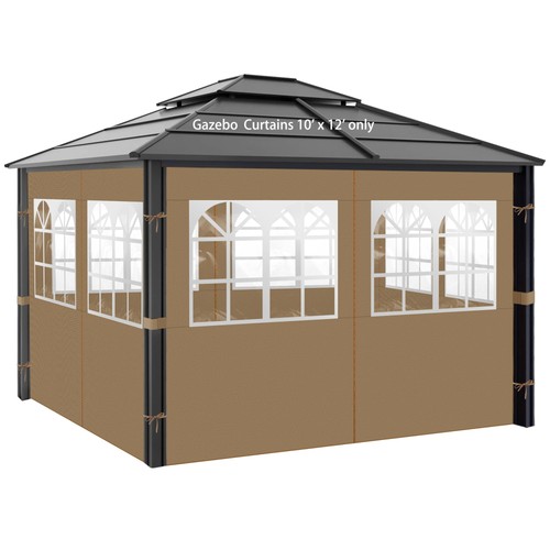 Gazebo privacy curtains - gazebo,