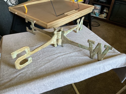 Vintage weathervane w s - vintage, n,e,w,s